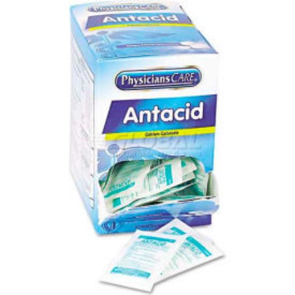 Picture of Acme United B1145397 Physicians Care 90089 Antacid Calcium Carbonate Medication - 50 Doses