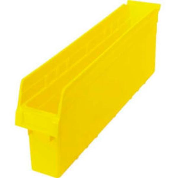 Nesting Shelf Bin - Yellow - 4.375 x 23.625 x 8 in. - Maximize Storage Capacity
