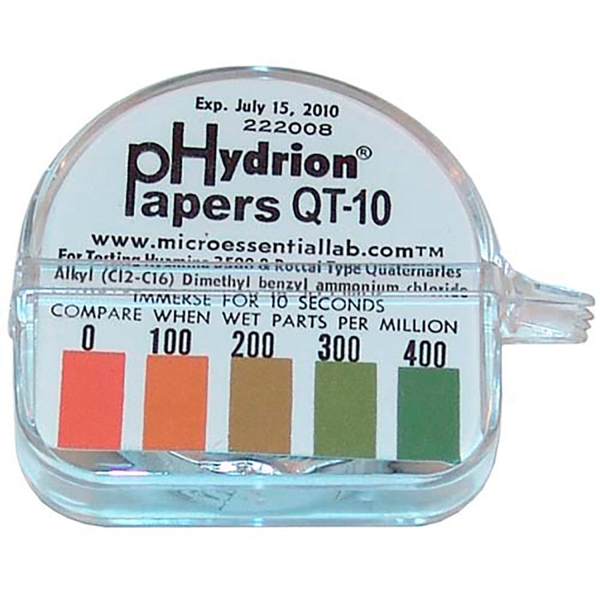 B2948755 851285 Paper - Test - QT10 Hydrion