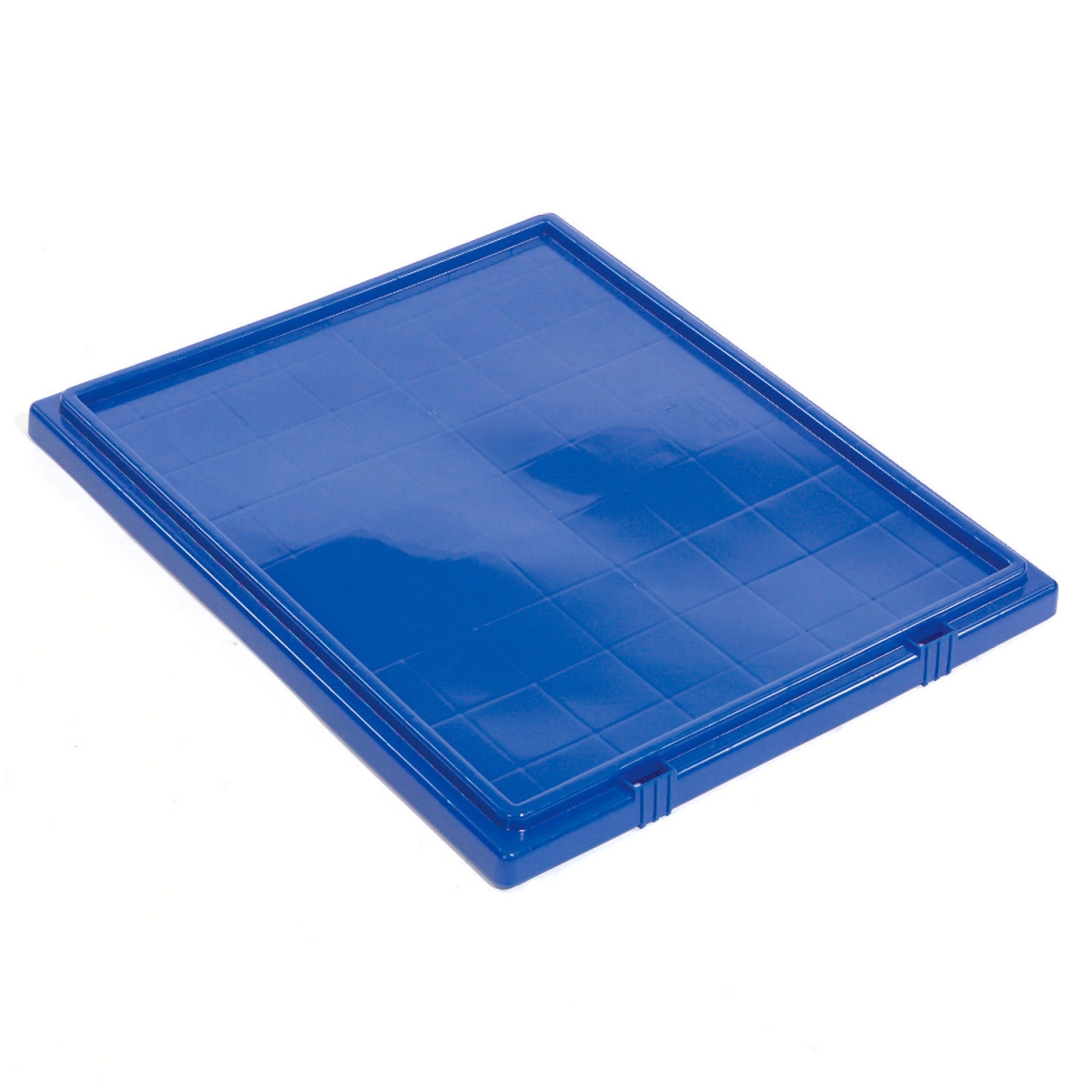Global Industrial 5270518 Lid LID231 for Stack & Nest Storage Container SNT225 SNT230 - Blue