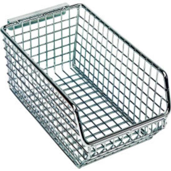 B1775845 Wire Mesh Bin - 7.25 x 4.25 x 3 in. - Chrome