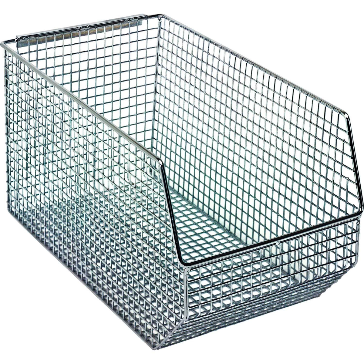 B1775848 Wire Mesh Bin - 14.5 x 8 x 7 in. - Chrome