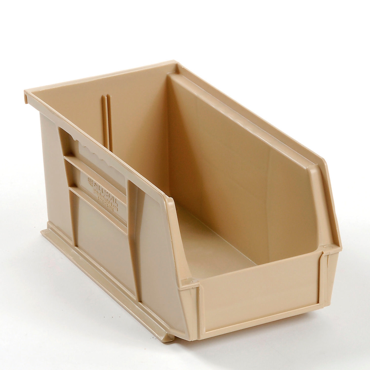 Global Industrial SB5105BG Plastic Hang & Stack Bin, Beige - 10.875 x 5.5 x 5 in.