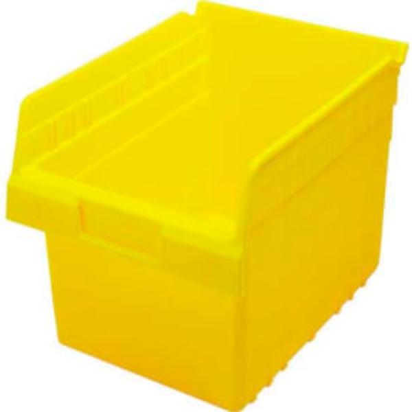 Plastic Nesting Shelf Bin - Yellow - 8.375 x 11.625 x 8 in. - High Capacity