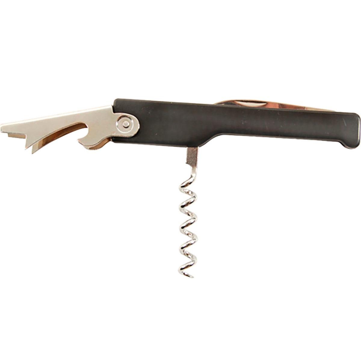B2948095 2801322 Corkscrew, Black Plastic Handle - Heavy Duty