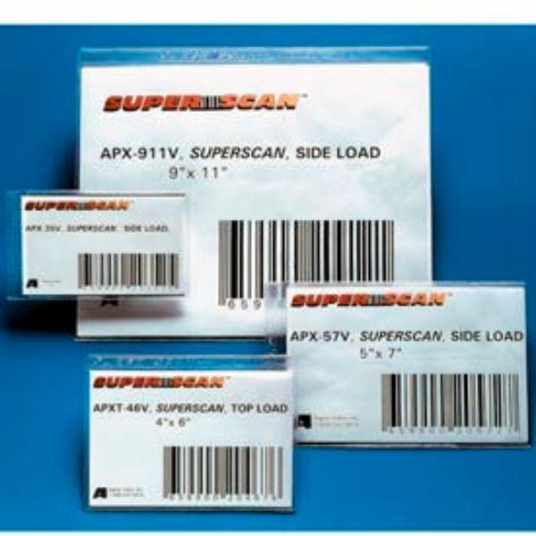 B245630 Label Holders - 4 x 6 in. - Clear - Full Magnetic - 50 Piece per Pack