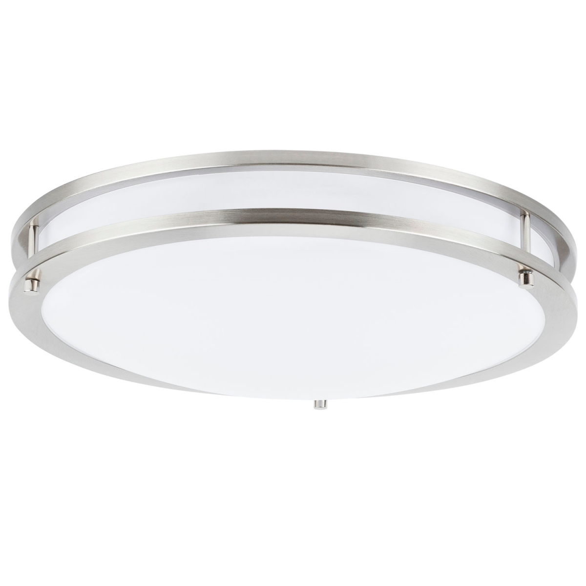 LED Dual Band Flush Mount - Mid-Century Modern - 1500 Lumens - Dimmable