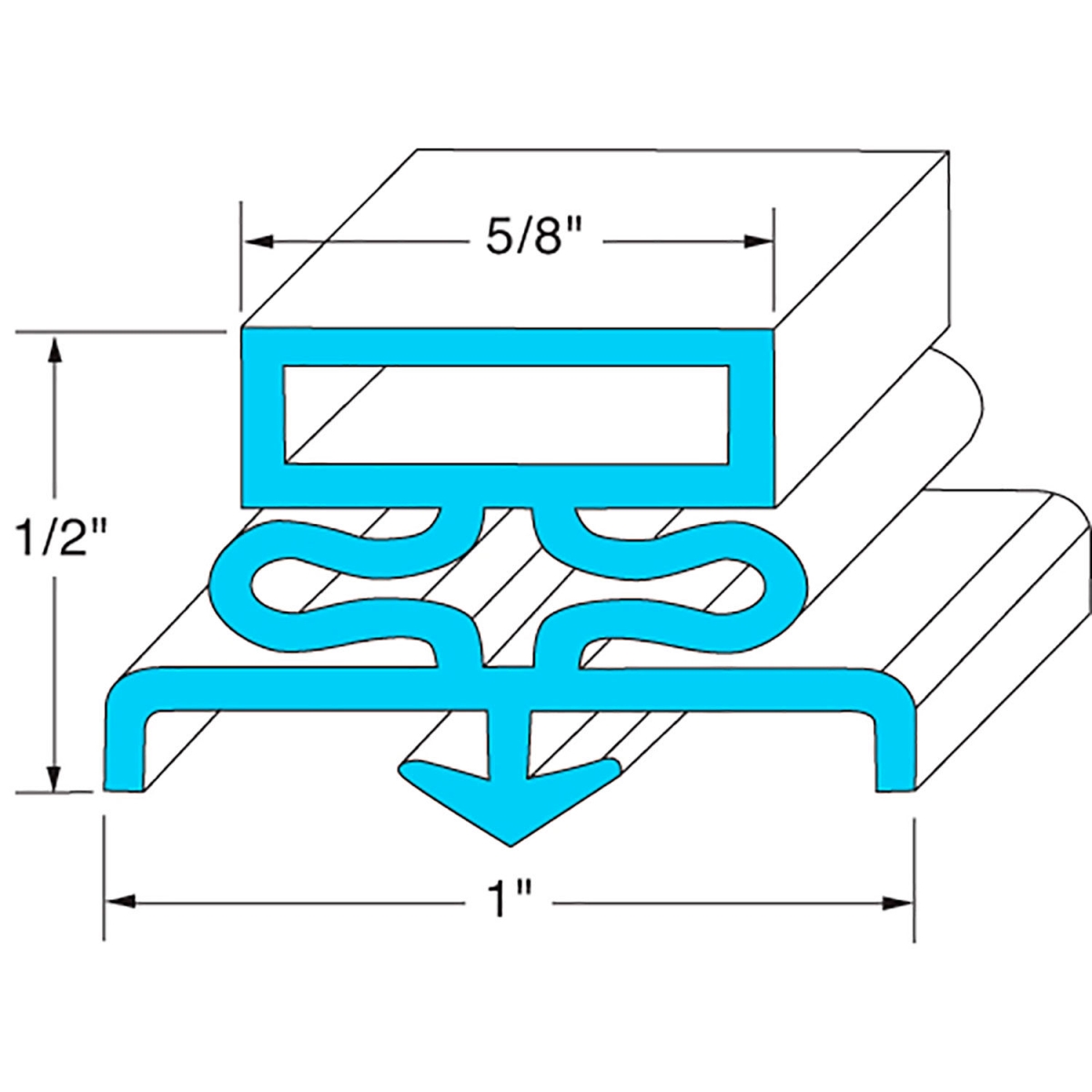 B2950620 741456 Door Gasket