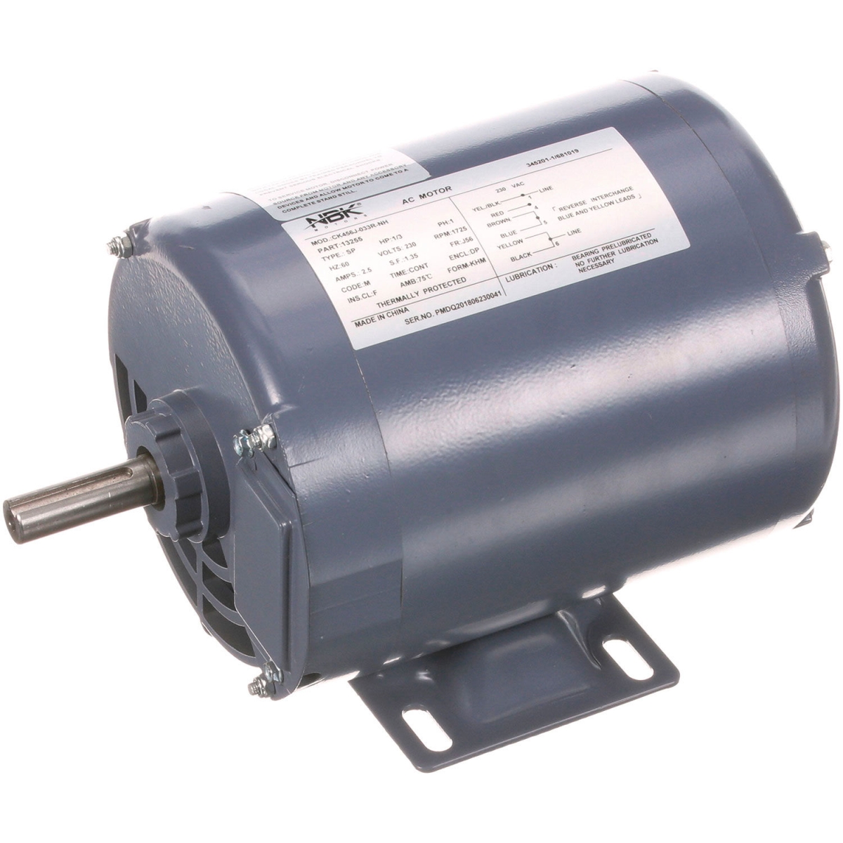 B2947844 68-1019 0.33 HP Reversible Blower Motor - 230V