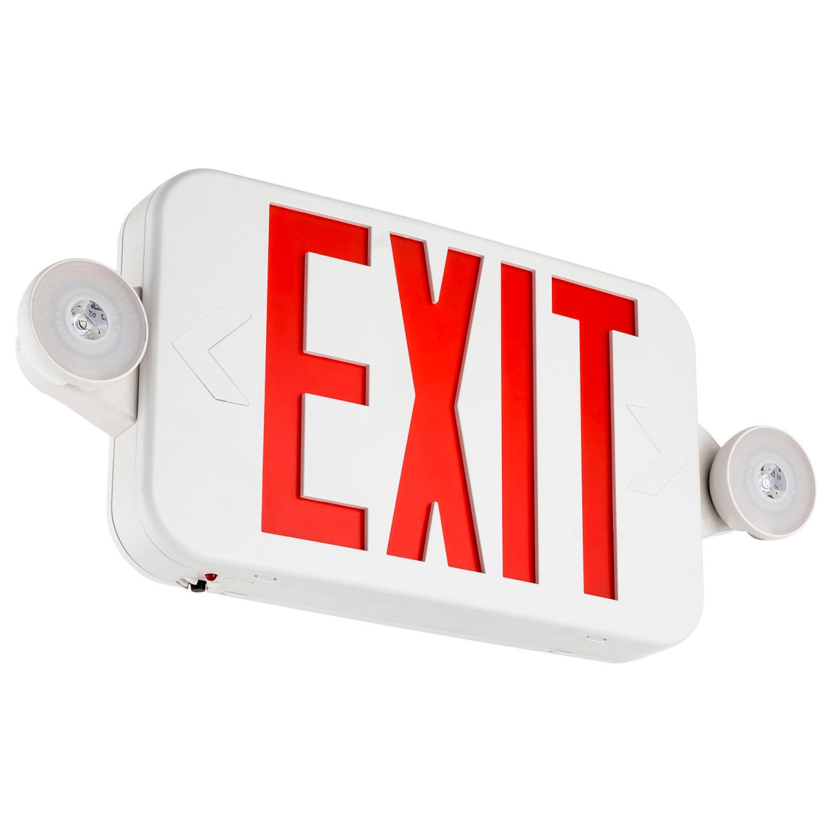 B3167012 Sunlite LED Emergency Exit Sign with 90 Minute Battery Power Back-Up - 2.4W - 120-277V - White