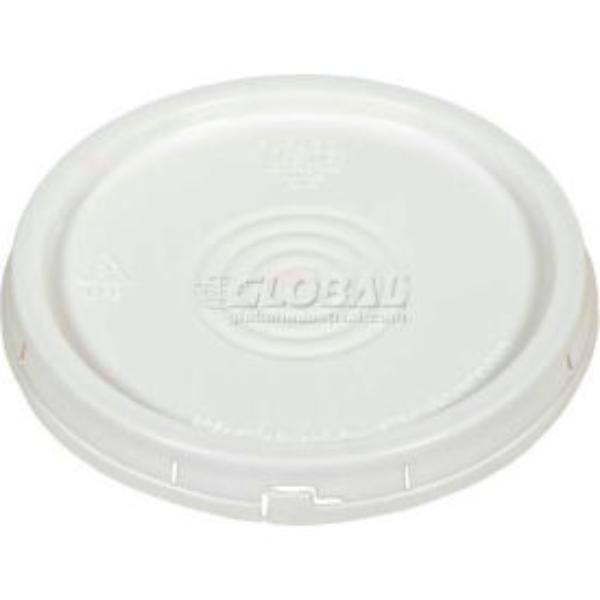 987430 Tear-Tab Lid LID-54-PWT for 3.5, 5 & 6 gal Open Head Pails - White