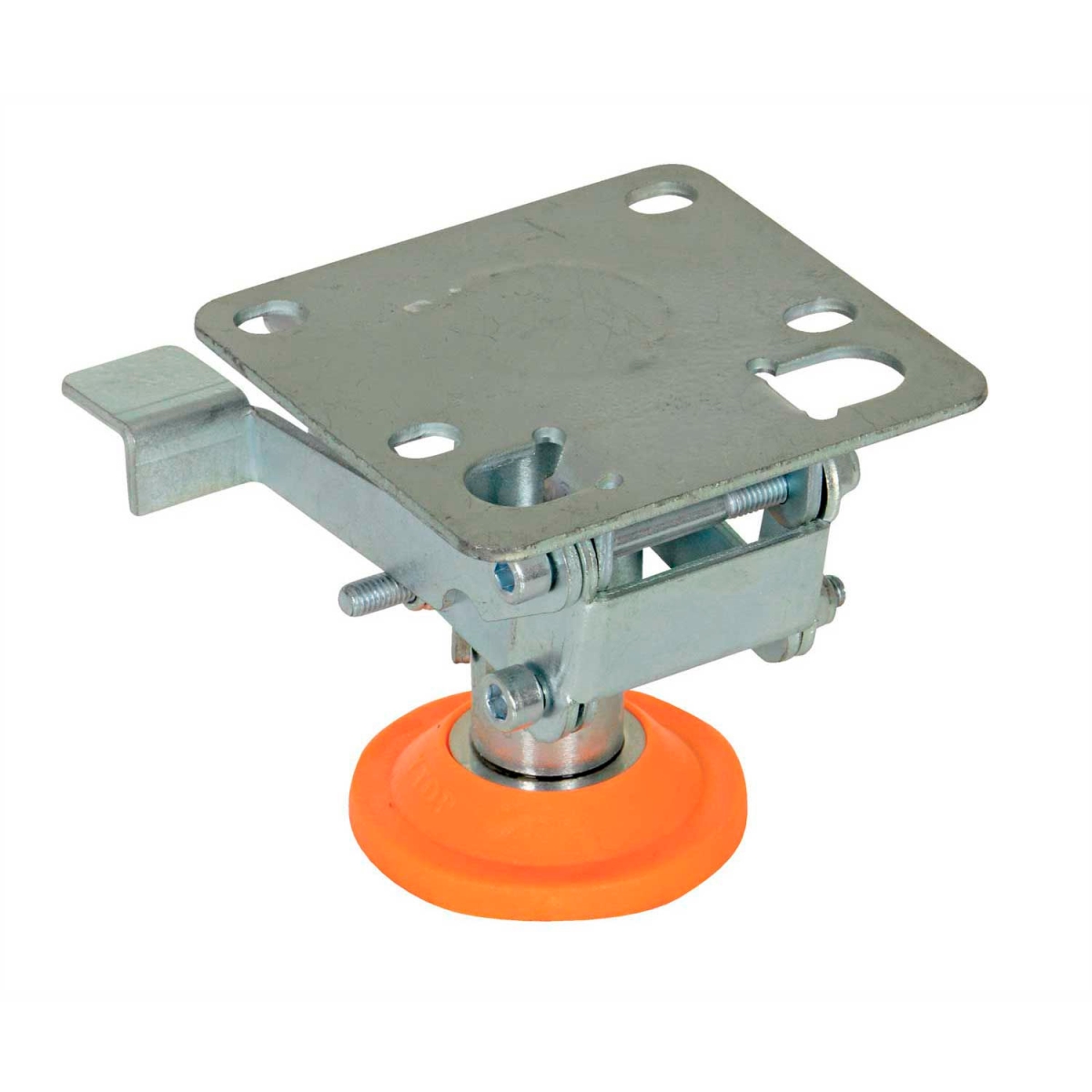 988735 Floor Lock with Polyurethane Foot Pad FL-LKL-3 for 3 in. Casters
