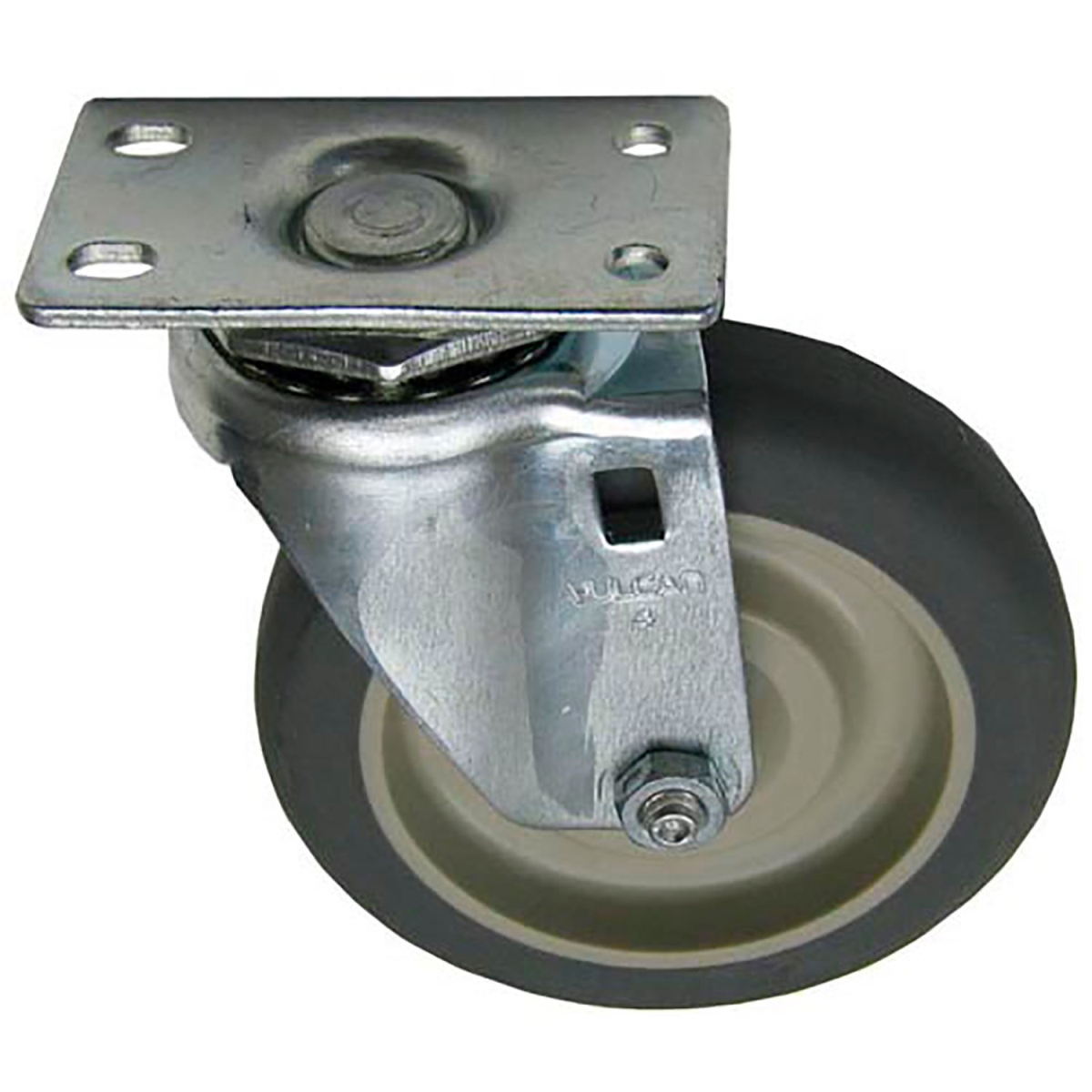 B2950687 4 in. Wheel 262368 Plate Mount Caster - 1.75 x 3 in.