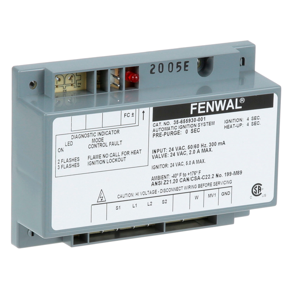 B2947499 8014243 Ignition Control Module - Hot Surface for LBC Bakery Equipment