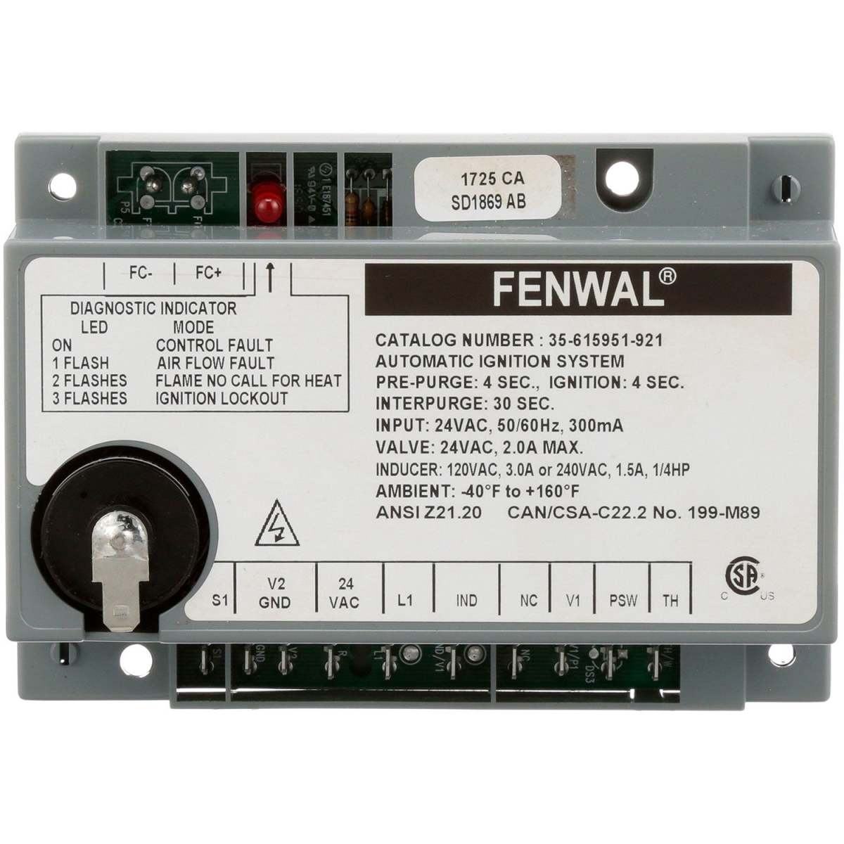 B2952748 8010475 Ignition Control for Blodgett Oven