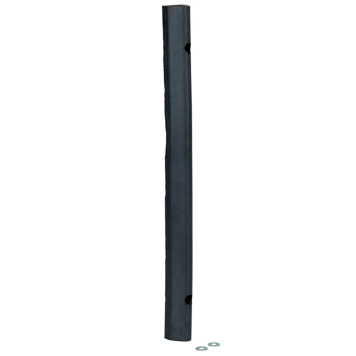 B54108 24 x 1.875 in. Extruded Fender Bumper - Half Oval - Black