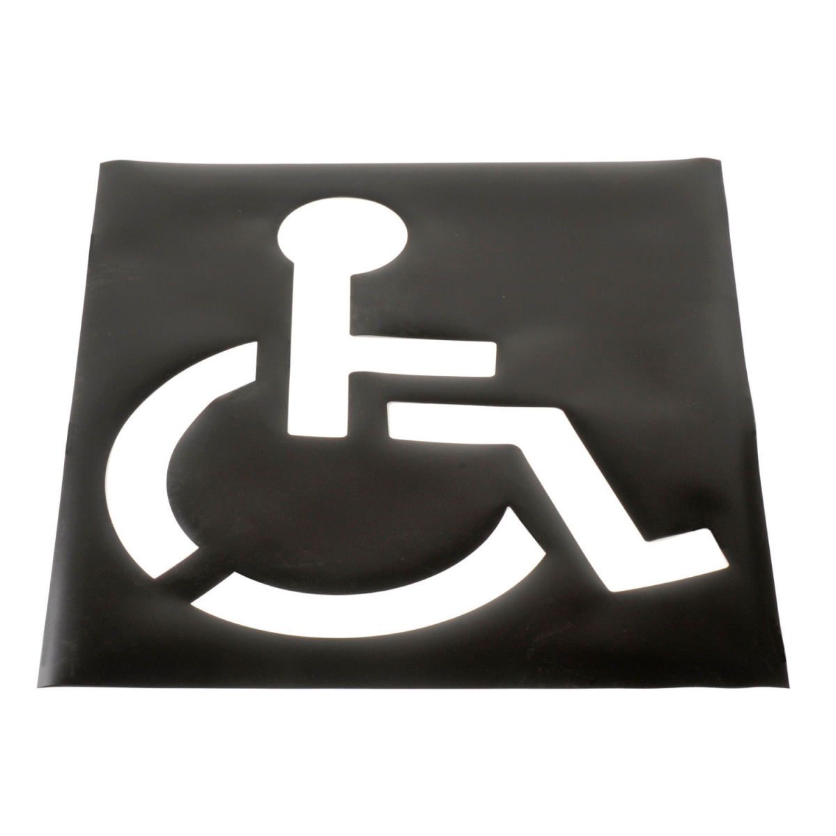 Global Industrial 505199 Handicapped Parking Lot Stencil - Black