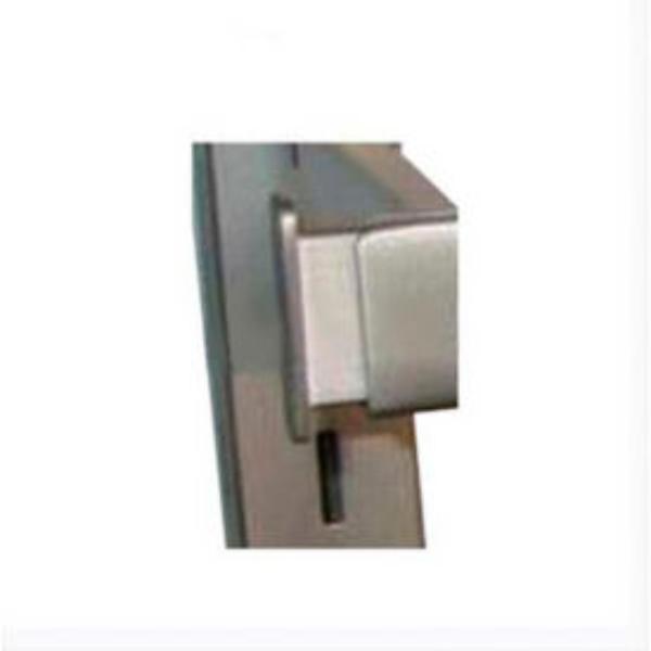 B1224203 End Cap for Slotted Wall - Satin Nickle