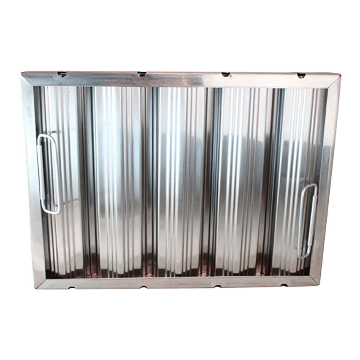 B2951166 26-3902 12 x 20 x 2 in. Stainless Steel Hood Filter - Ridged Baffles