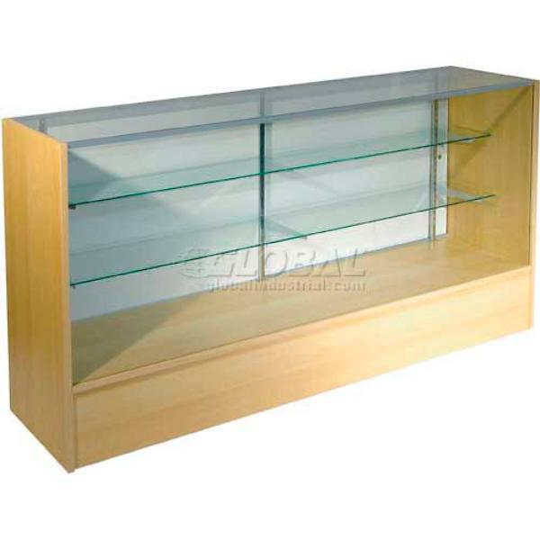 B1223996 6 ft. Full Vision Show Case - Black
