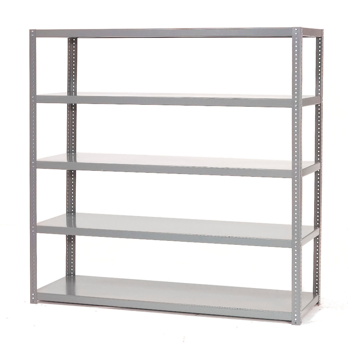 Global Industrial HD36185G5 5 Shelf Extra Heavy Duty Steel Shelving, Starter Gray - 36 x 18 x 60 in.