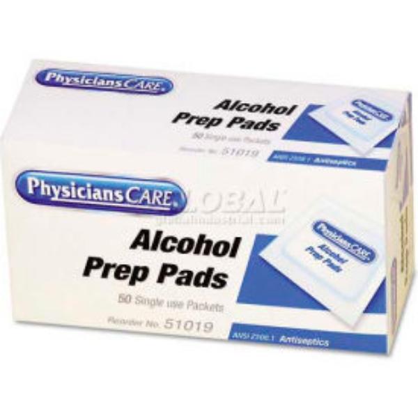 Picture of Acme United B1145309 Physicians Care 51019 First Aid Alcohol Pads - Box of 50