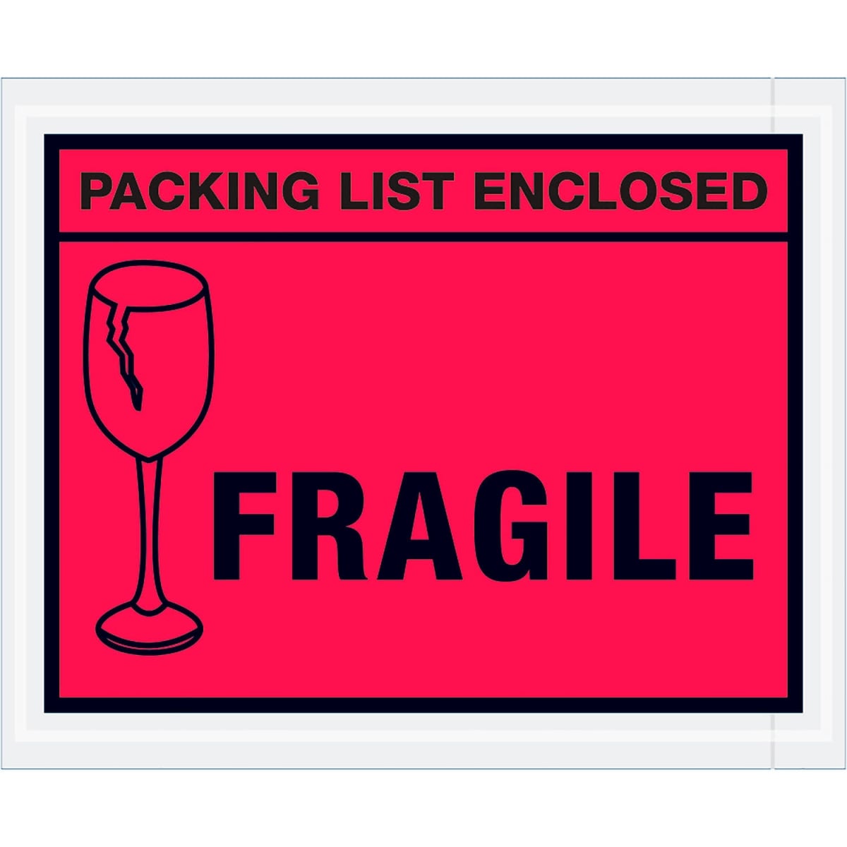 Full Face Envelopes - Red - 5.5 x 4.5 in. - Pack of 1000 - Durable & Protective