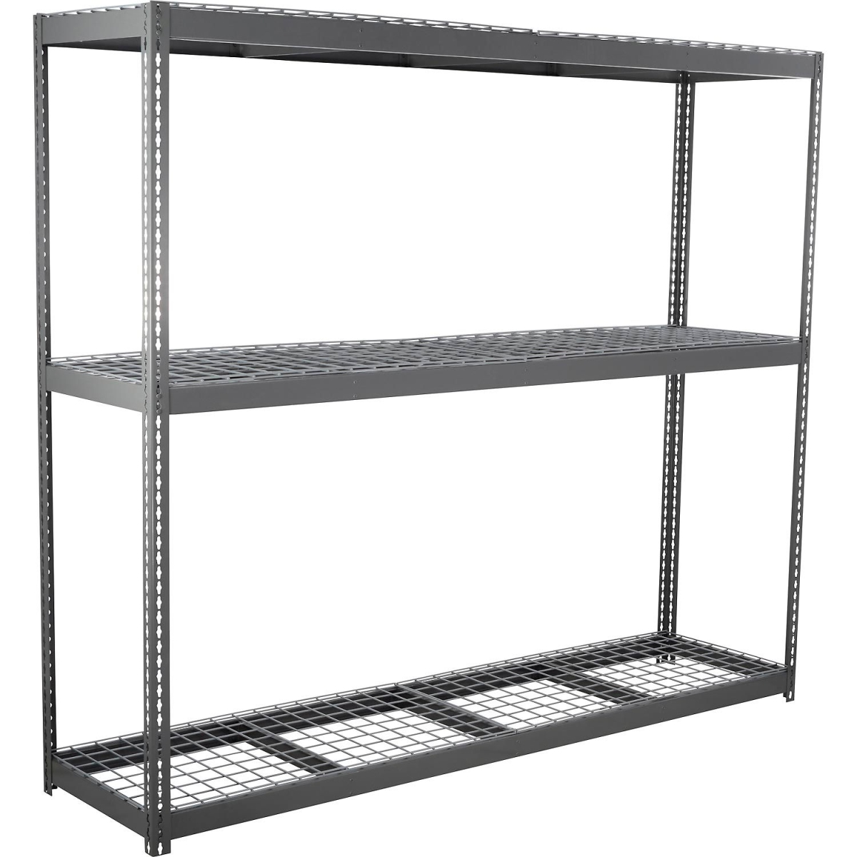 Heavy Duty Boltless Shelving Starter - Gray - 96 x 24 x 96 in. - Wire Deck