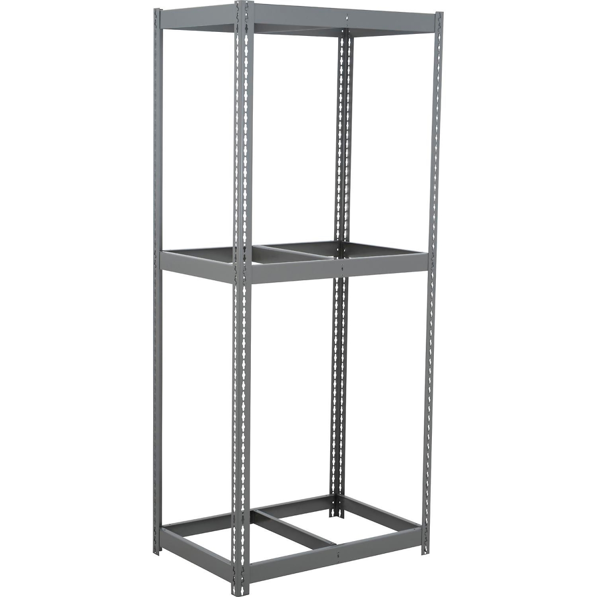 Heavy Duty Boltless Shelving Starter - Gray - 48 x 36 x 60 in. - Adjustable Shelves