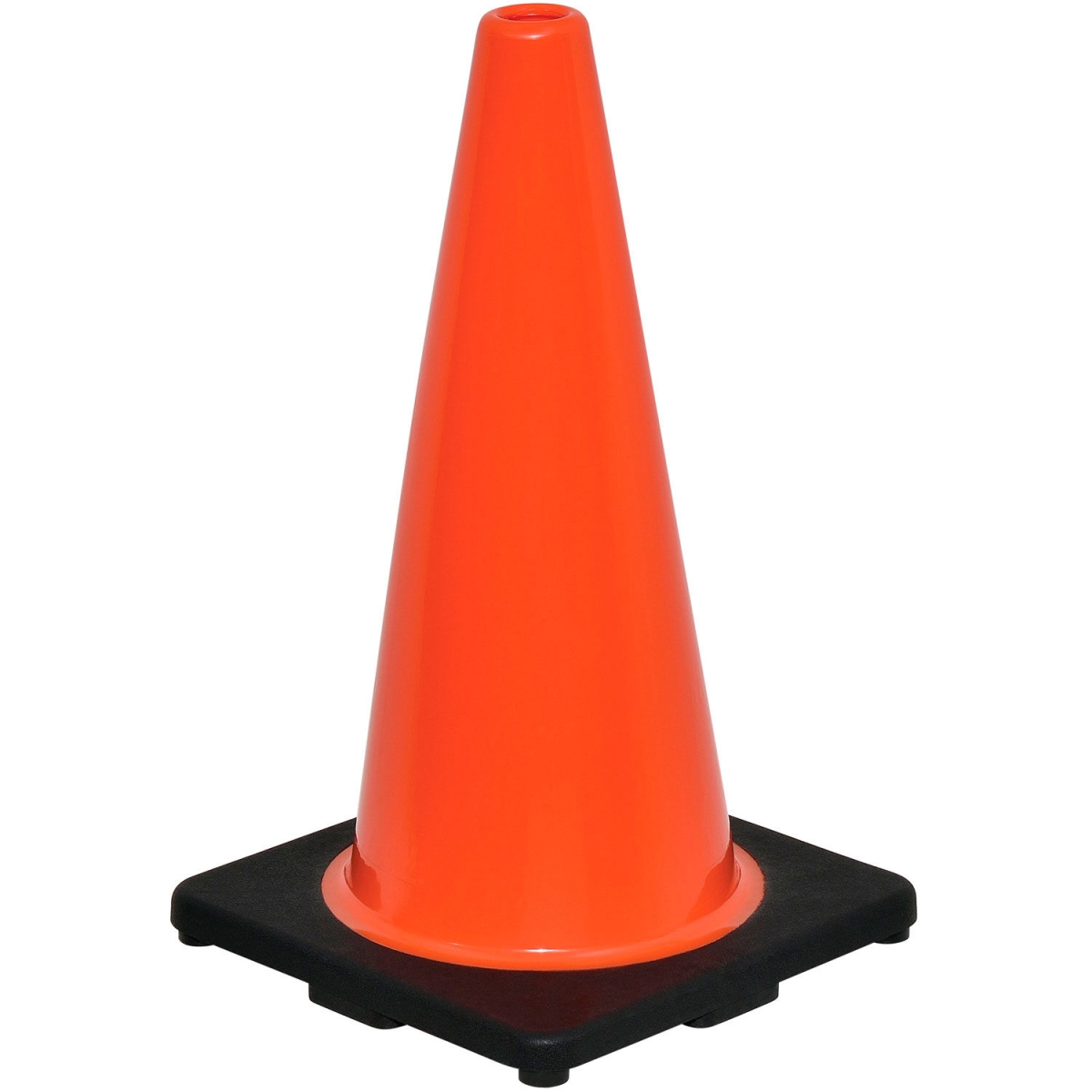 Traffic Cone - Orange - 18 in. - Non-Reflective - Lightweight Design