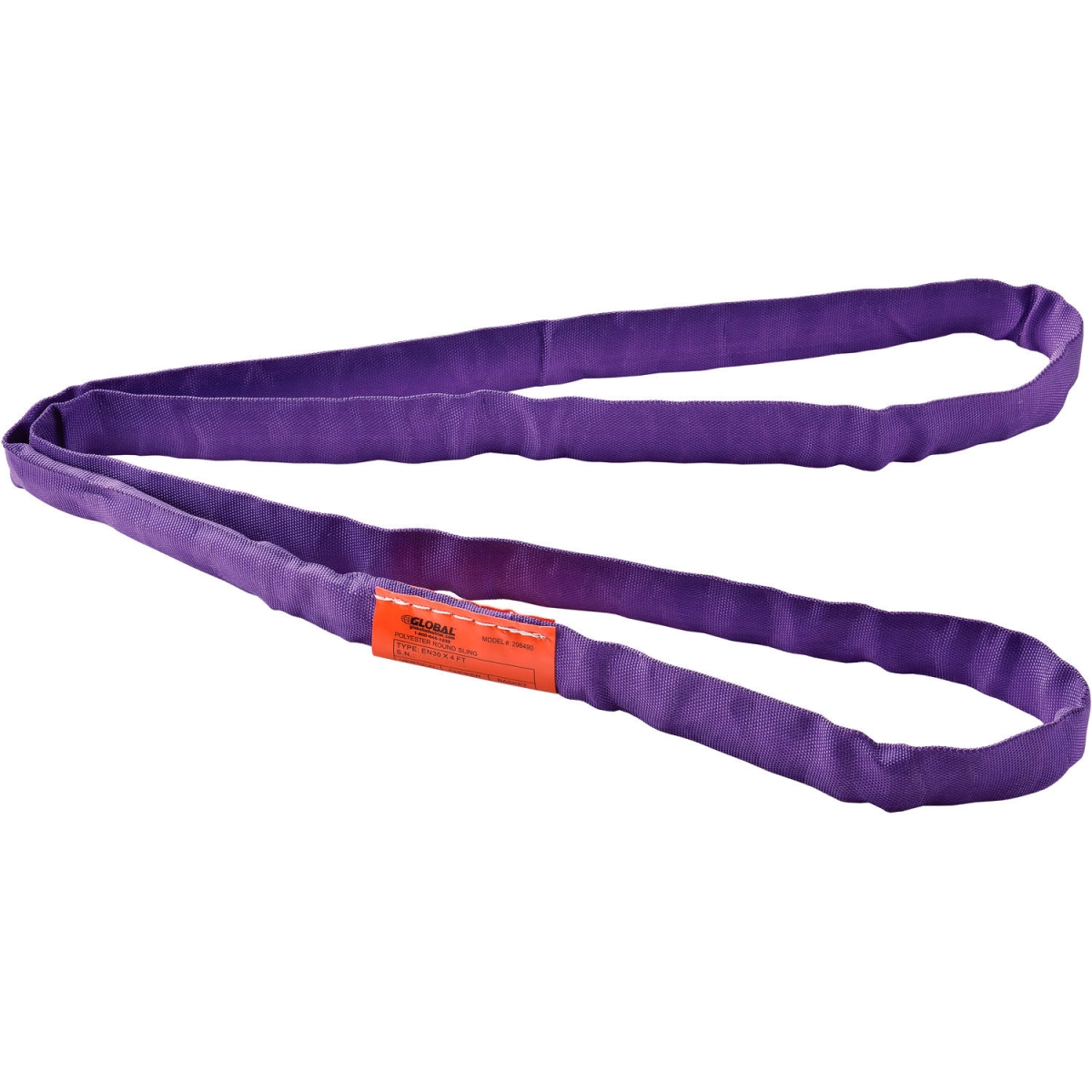 Picture of Global Industrial 298490 4 ft. Polyester Round Sling - Endless - 2600-2100-5200 lbs