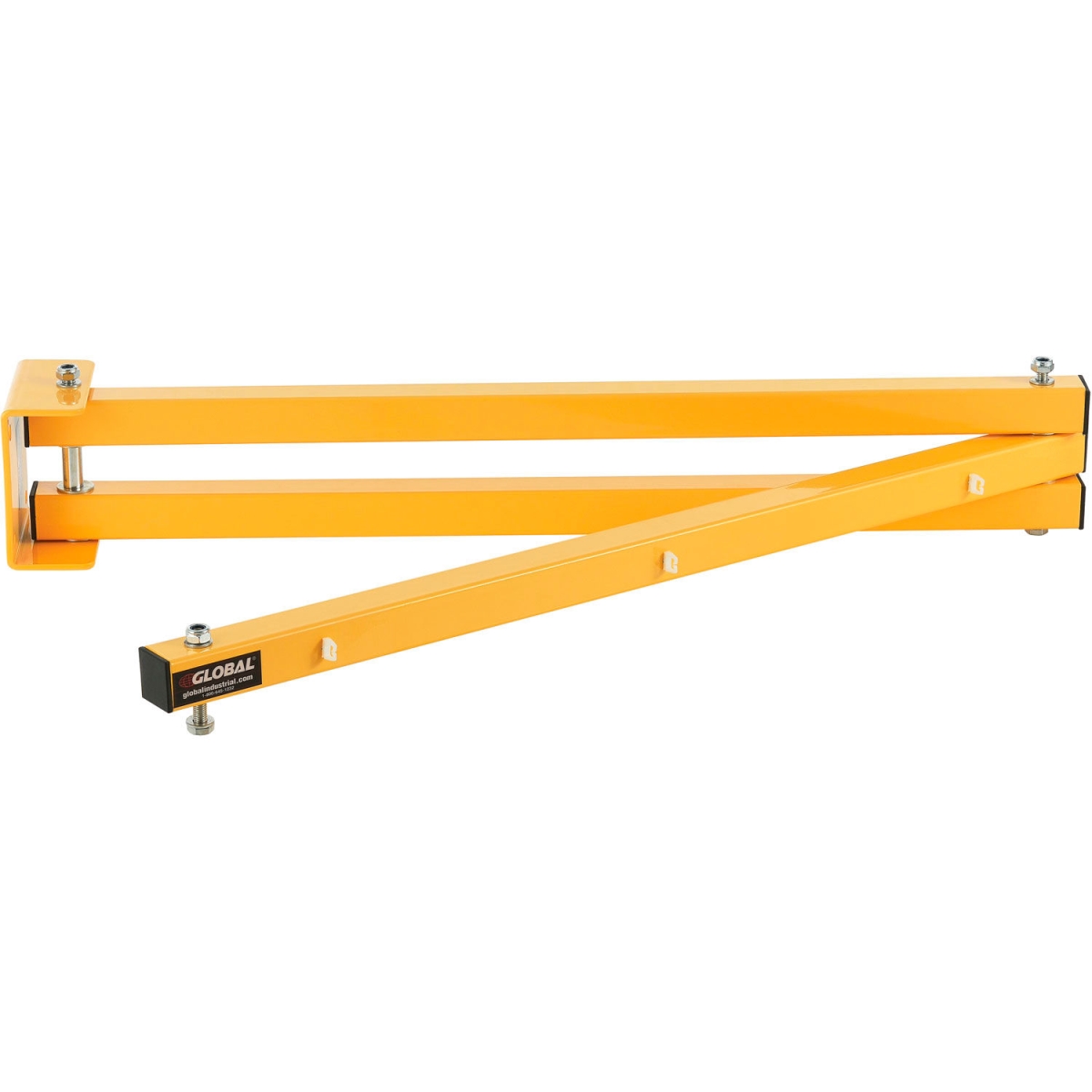 Global Industrial 501752 Dock Light Arm with Mounting Kit - Yellow - 60 in.