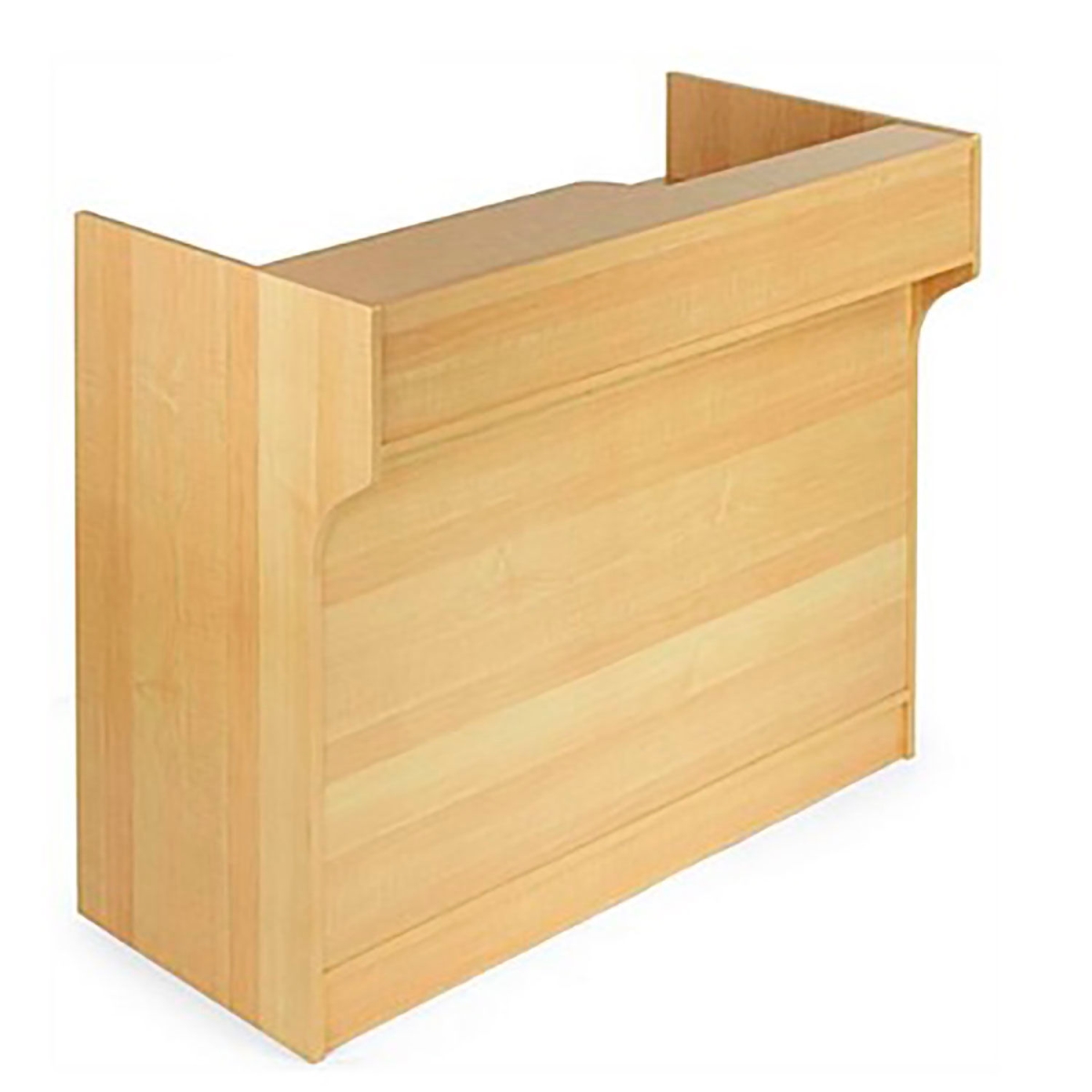 B1619942 Top Register Stand with Adjustable Rear Storage - 72 x 22 x 42 in. - Maple