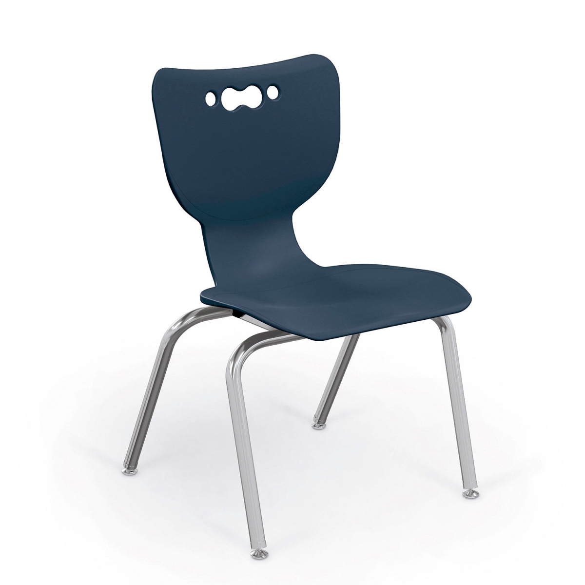 Picture of Balt B2300661 Hierarchy 16 in. Plastic Classroom Chair&#44; Chrome - Navy