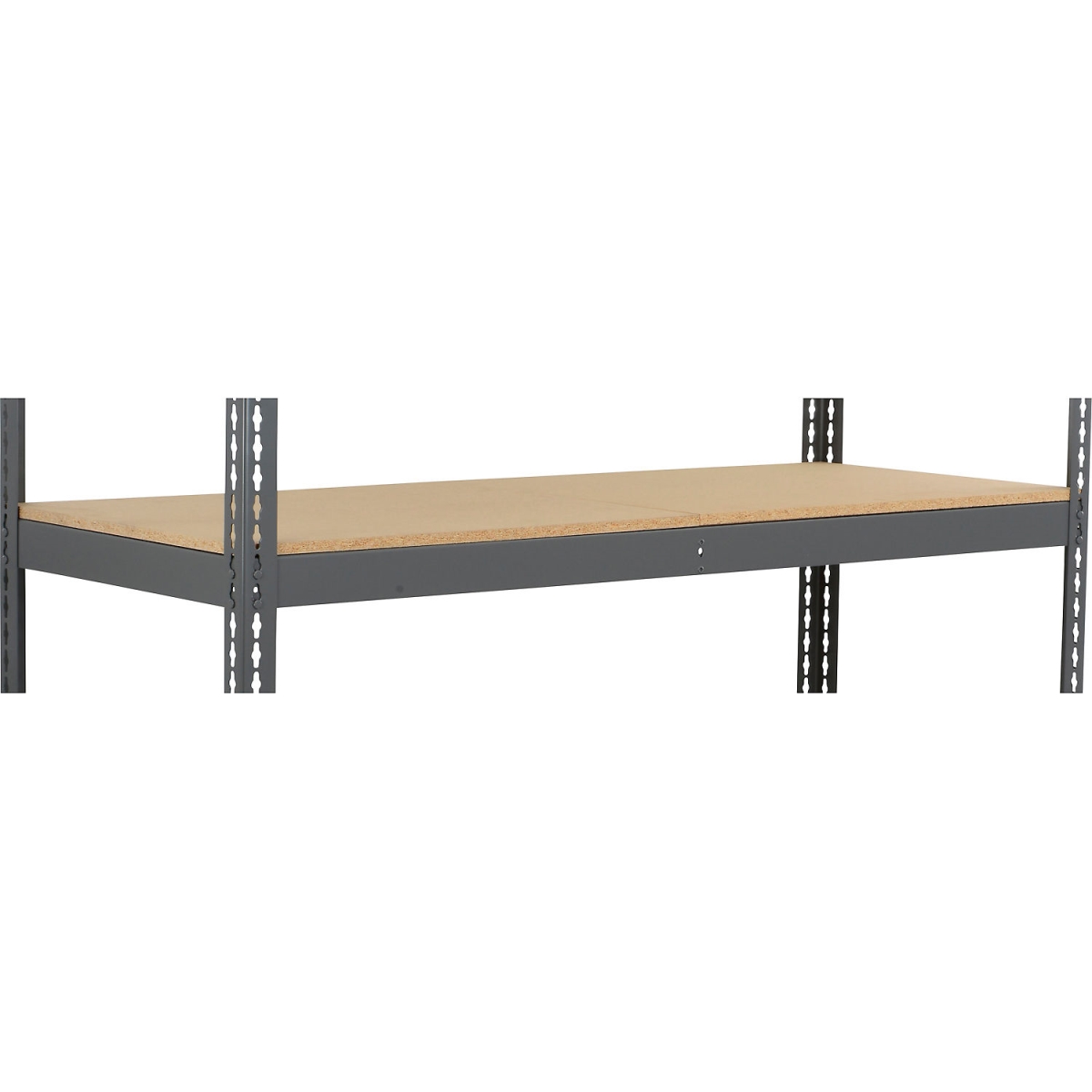 Global Industrial SBD2460W Extra Heavy Duty Boltless Shelving Additional Shelf - Wood Deck, Gray - 60 x 24 in.