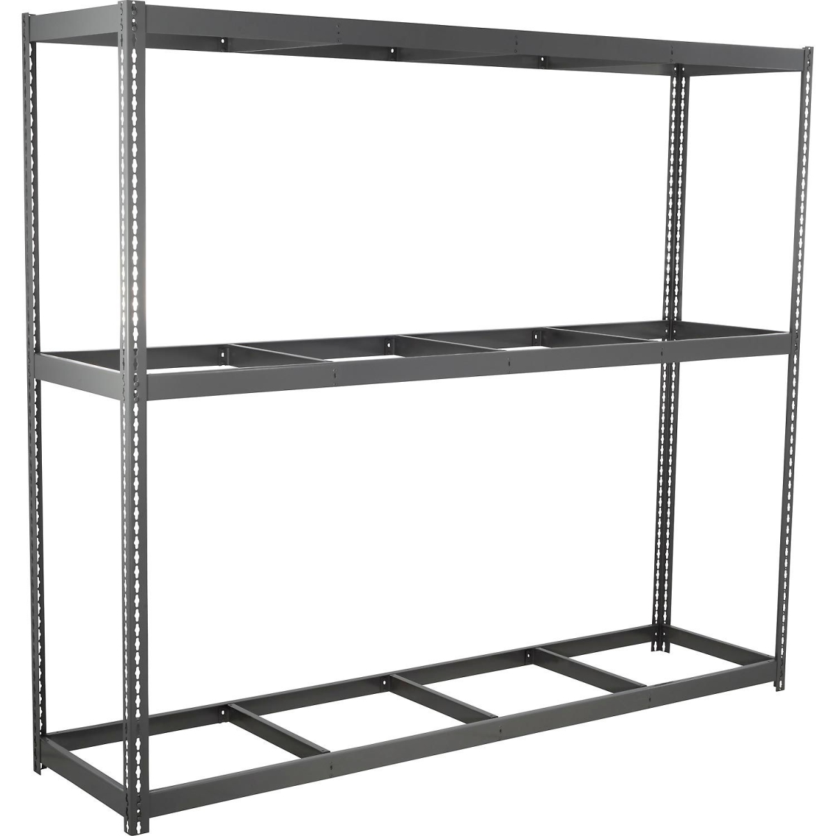 Extra Heavy Duty Boltless Shelving Starter - Gray - 72 x 24 x 84 in. - Adjustable Shelves
