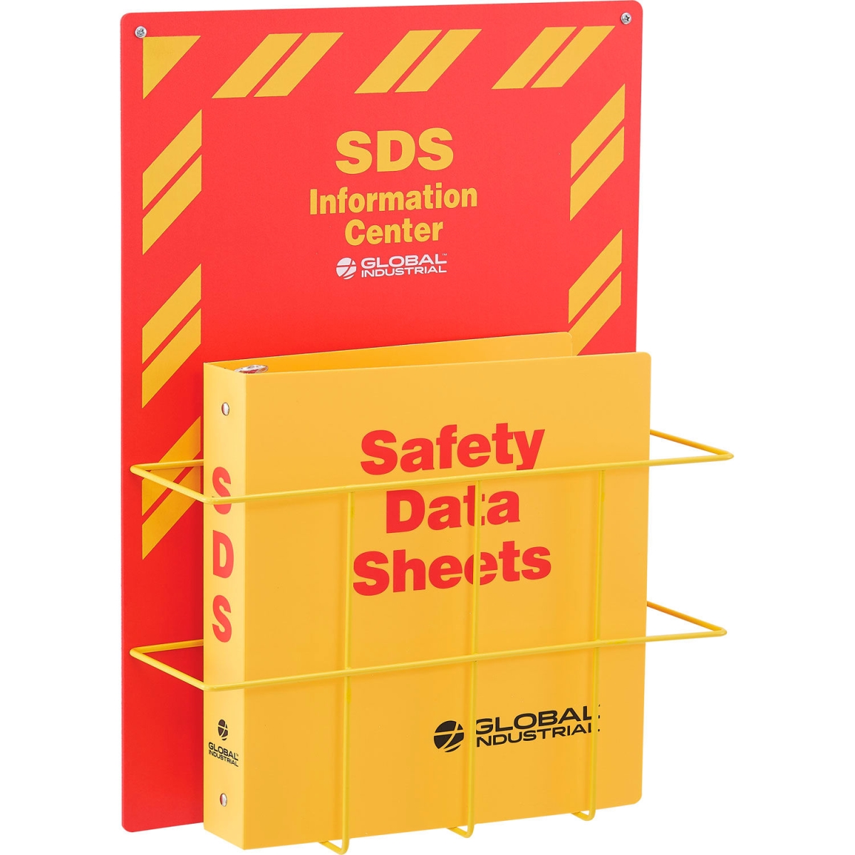 Global Industrial 670612 SDS Binder & Safety Station - 2 in.