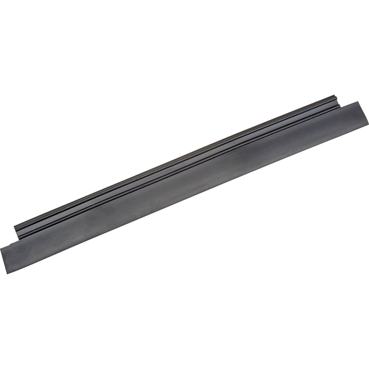 Global Industrial RP6483 Replacement Rubber Skirts for 641245 Floor Scrubber - Black