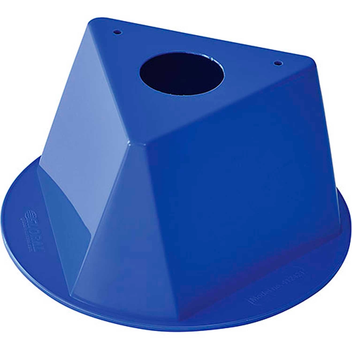 Global Industrial 412421 Inventory Control Cone - Blue - Pack of 5