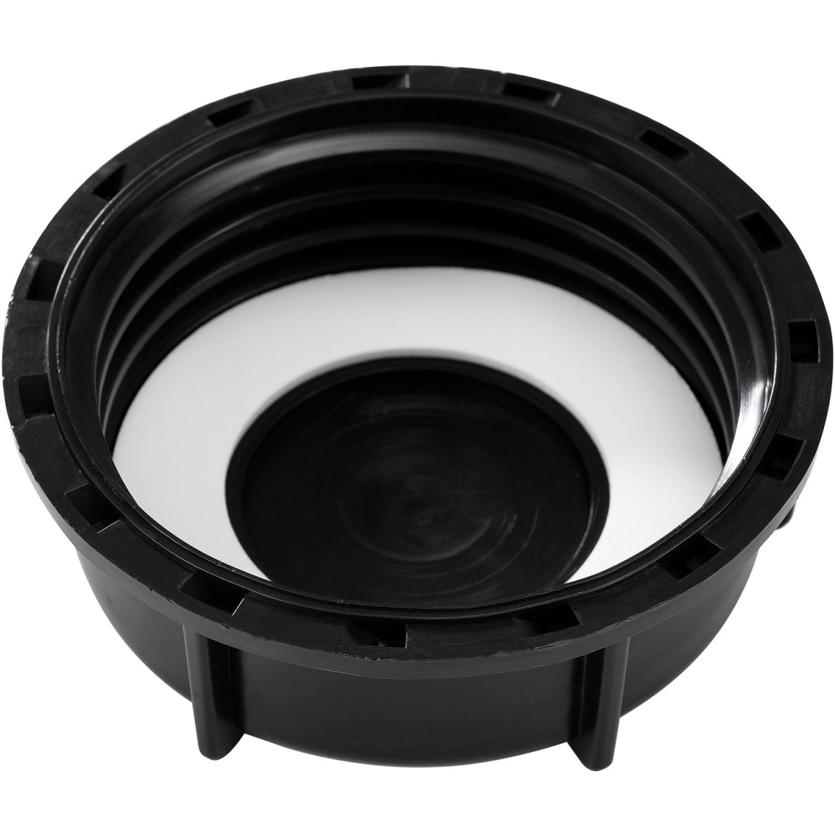 Picture of Global Industrial B700372 Polypropylene S100x8 Female Buttress Dust Cap - Black