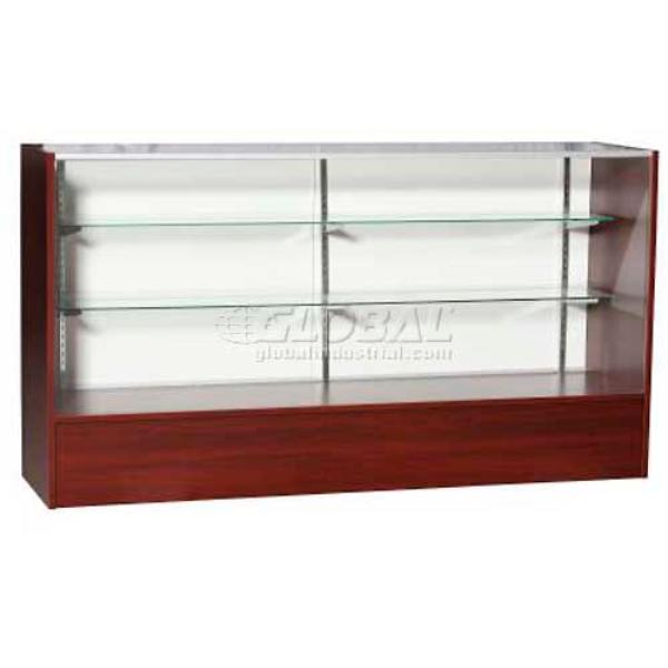 B1224005 4 ft. Full Vision Show Case - Cherry