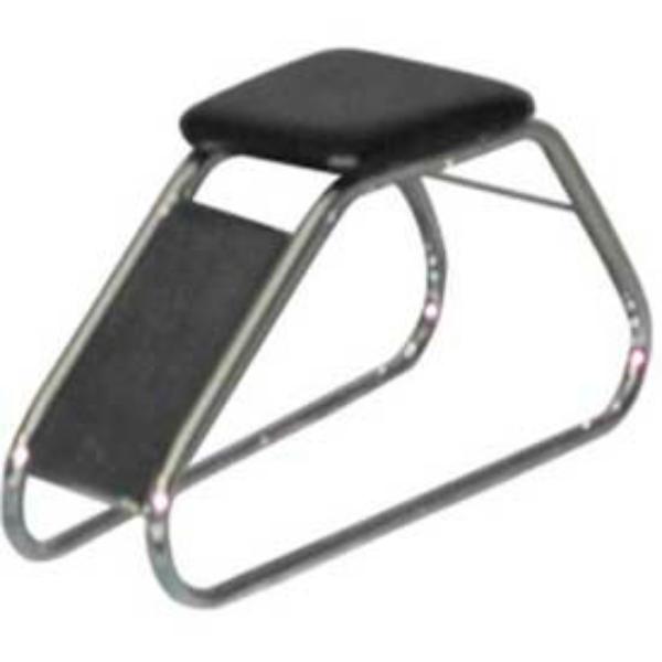 Shoe Stool - Black & Chrome - 31.5 x 10 x 14 in. - Durable Metal Design
