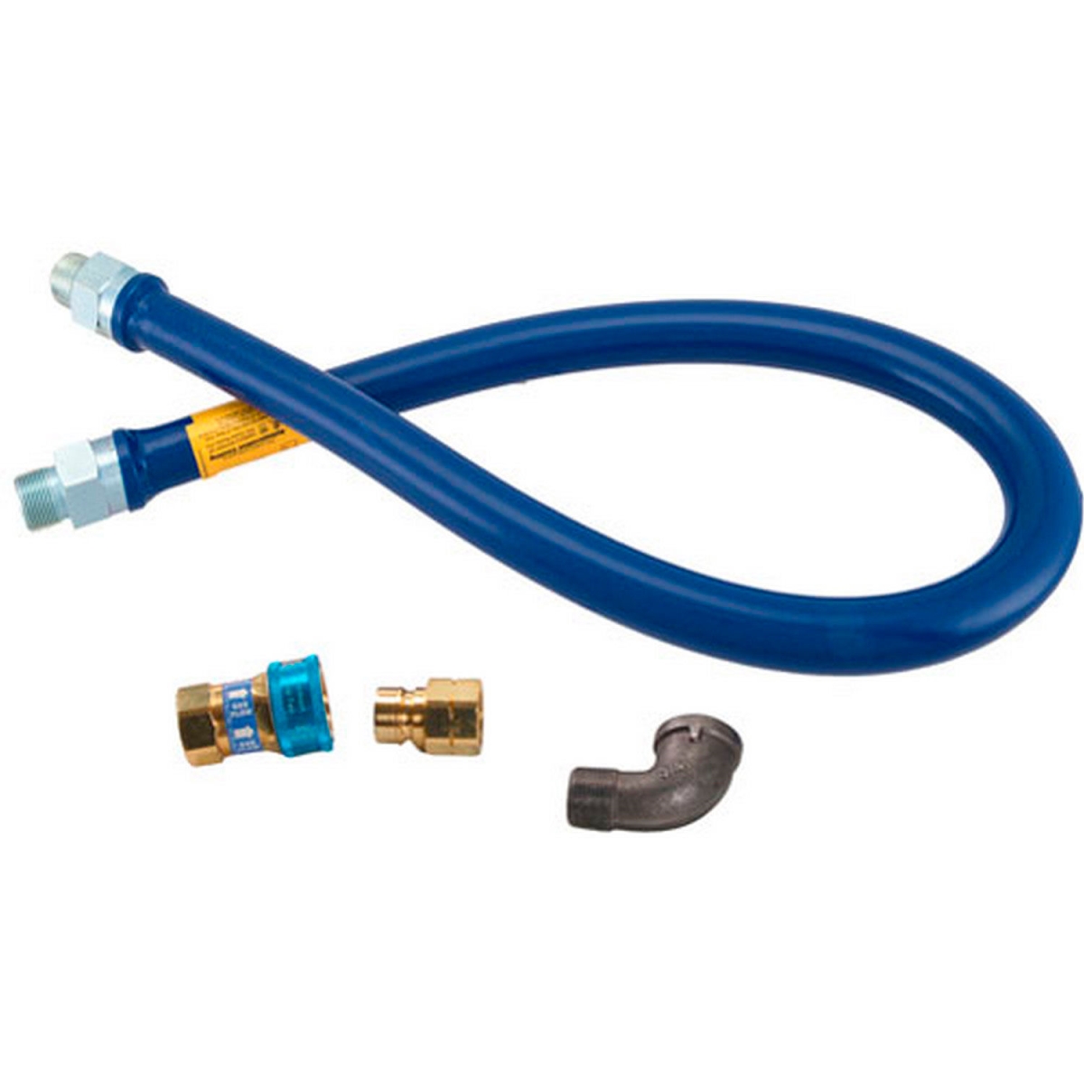 B2948443 0.75 x 48 in. 321896 Gas Connector Kit with Quick Disconnect & Elbow for Dormont Manufacturing