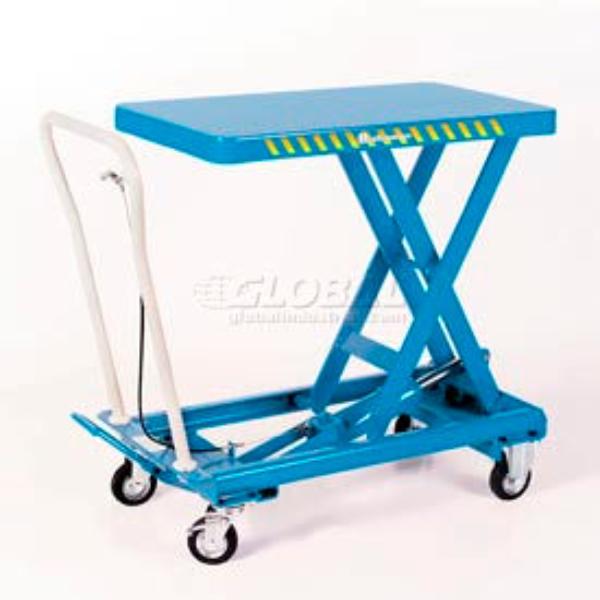 7175200 BX-15 Mobi Lift Scissor Lift Table - Blue - 330 lbs
