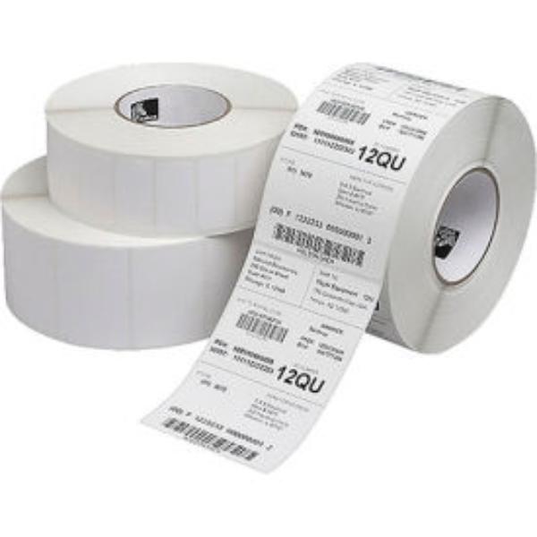 B986224 8 in. Zebra Z Perform Perforated Paper Labels - 4 x 6 in. - 3 in. Core - White - Pack of 4