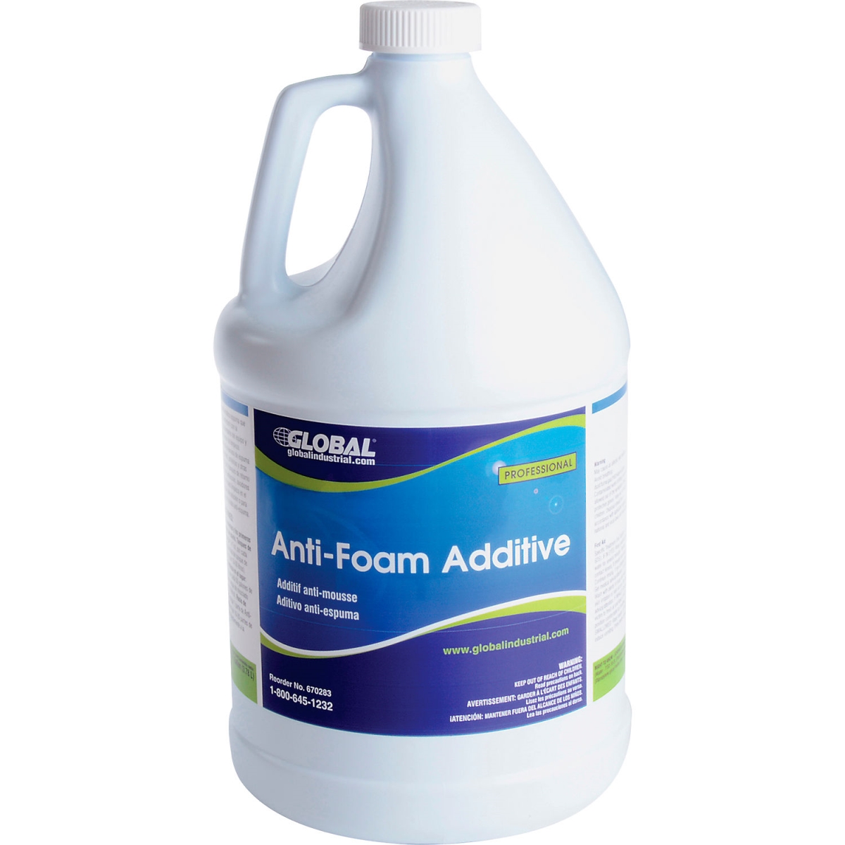 Global Industrial 670283 Anti-Foam Additive - 1 gal Bottle - 4 Per Case