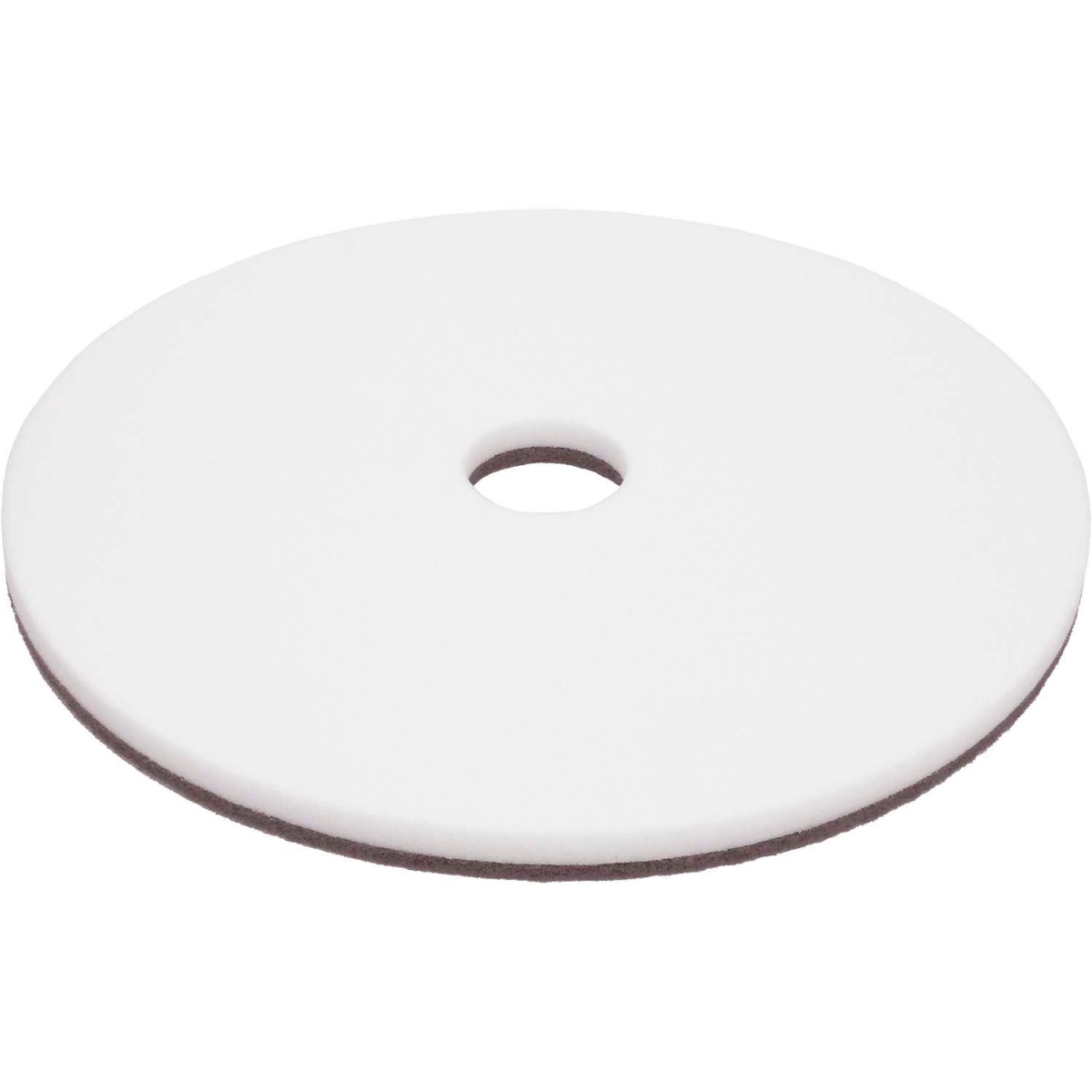 Global Industrial 641398 18 in. Floor Pad - White - 5 Per Case
