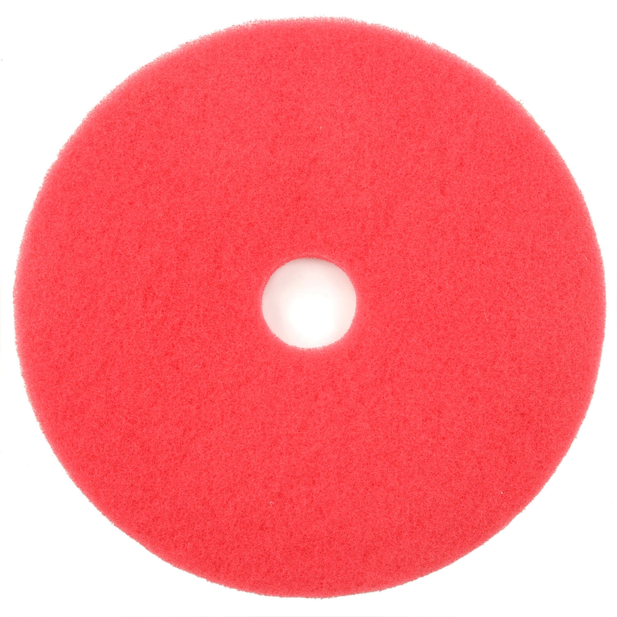 Global Industrial 641308RD 22 in. Buffing Pad - Red - 5 Per Case