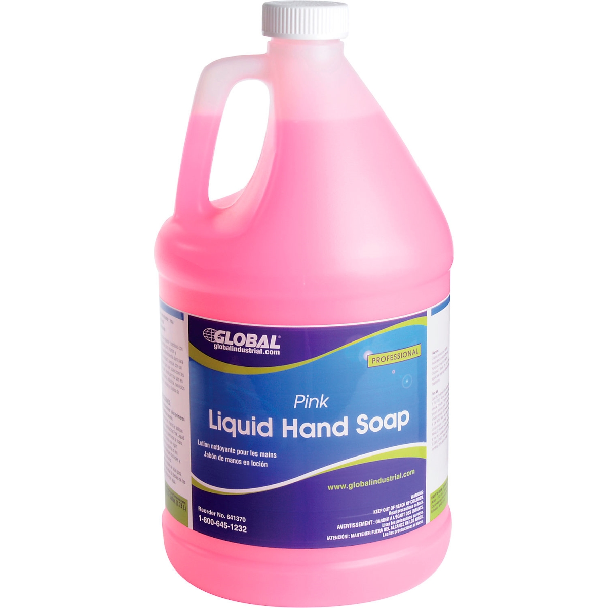 Picture of Global Industrial 641370 Liquid Hand Soap - Pink - 1 gal Bottles - Case of 4