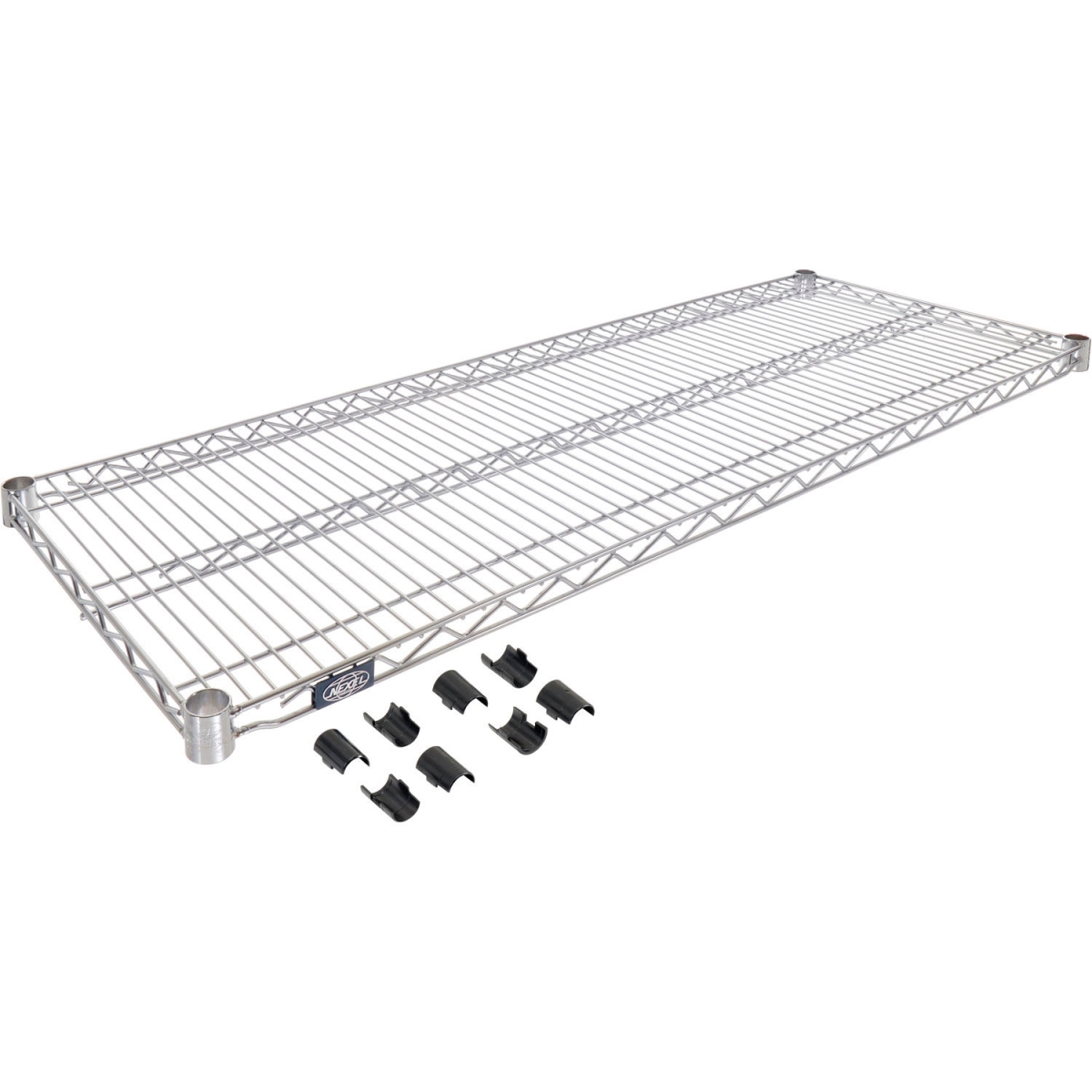 Global Industrial S1424S Nexel Stainless Steel Wire Shelf - Silver - 24 x 14 in.